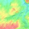 Mappa topografica Sint-Bernard, altitudine, rilievo