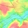 Mappa topografica Tinwell, altitudine, rilievo
