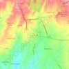 Mappa topografica Kallar Syedan, altitudine, rilievo