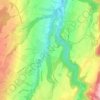 Mappa topografica La Tuilière, altitudine, rilievo