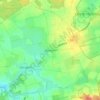 Mappa topografica Bendorf, altitudine, rilievo