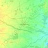 Mappa topografica Kanchipuram, altitudine, rilievo