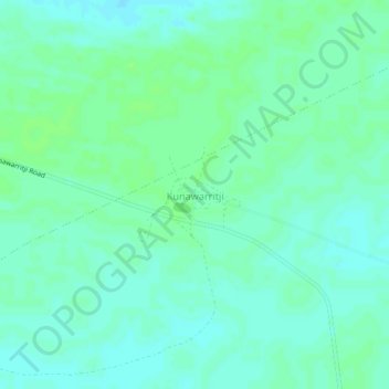Mappa topografica Kunawarritji, altitudine, rilievo