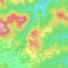 Mappa topografica Boccheggiano, altitudine, rilievo