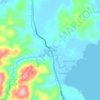 Mappa topografica Tubo-tubo, altitudine, rilievo