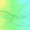Mappa topografica Domayo, altitudine, rilievo