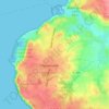 Mappa topografica Cités du Valtac, altitudine, rilievo