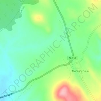 Mappa topografica La Pasadilla, altitudine, rilievo