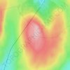 Mappa topografica Blea Moor, altitudine, rilievo