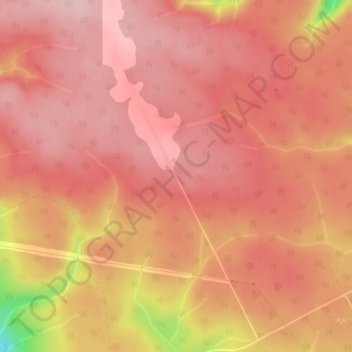 Mappa topografica Saint-Edmond-de-Pabos, altitudine, rilievo