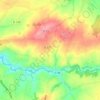 Mappa topografica Le Tasset, altitudine, rilievo