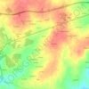 Mappa topografica Fra, altitudine, rilievo