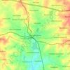Mappa topografica Bangarapete, altitudine, rilievo