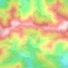 Mappa topografica La Basse Court, altitudine, rilievo
