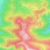 Mappa topografica Pelüsagaïna, altitudine, rilievo
