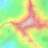 Mappa topografica Scima da Saoseo, altitudine, rilievo