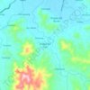 Mappa topografica Dupax del Sur, altitudine, rilievo