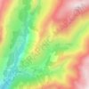 Mappa topografica Bonnefin, altitudine, rilievo