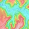 Mappa topografica Champs du Cerf, altitudine, rilievo