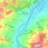 Mappa topografica Carmiano, altitudine, rilievo