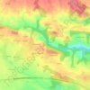 Mappa topografica Kerjuto, altitudine, rilievo