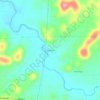 Mappa topografica Readyville, altitudine, rilievo