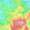 Mappa topografica Le Pin Bouchain, altitudine, rilievo