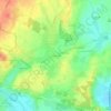 Mappa topografica La Promenade, altitudine, rilievo