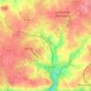 Mappa topografica Le Manoir, altitudine, rilievo