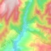 Mappa topografica Tremor de Abajo, altitudine, rilievo