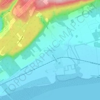 Mappa topografica Saint-Joachim, altitudine, rilievo