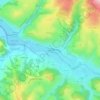 Mappa topografica La Bouisse, altitudine, rilievo