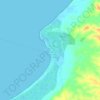 Mappa topografica Rincón del Mar, altitudine, rilievo