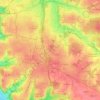 Mappa topografica La Blancherie, altitudine, rilievo
