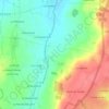 Mappa topografica La Verdelette, altitudine, rilievo