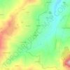 Mappa topografica Carpaneto, altitudine, rilievo