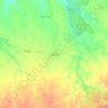 Mappa topografica Talagang, altitudine, rilievo
