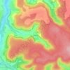 Mappa topografica Rouelles, altitudine, rilievo