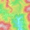 Mappa topografica Giovo Ligure, altitudine, rilievo