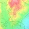 Mappa topografica Rente de Valmy, altitudine, rilievo