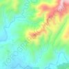 Mappa topografica Mount Oro, altitudine, rilievo