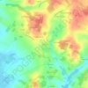 Mappa topografica La Croix, altitudine, rilievo