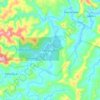 Mappa topografica Silvino Lobos, altitudine, rilievo