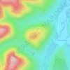 Mappa topografica Doddin, altitudine, rilievo