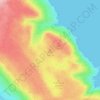 Mappa topografica Plati, altitudine, rilievo
