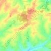 Mappa topografica La Jambuère, altitudine, rilievo