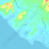 Mappa topografica Angeles, altitudine, rilievo