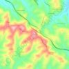Mappa topografica Novilara, altitudine, rilievo