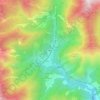 Mappa topografica Vievola, altitudine, rilievo