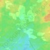Mappa topografica Capsau, altitudine, rilievo